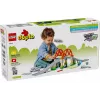 LEGO DUPLO Puente ferroviario y vías set de ampliación 10426 – Puente ferroviario DUPLO y vías curvas para niños pequeños