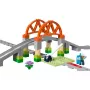LEGO DUPLO Puente ferroviario y vías set de ampliación 10426 – Puente ferroviario DUPLO y vías curvas para niños pequeños