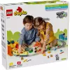 Set de tren de juguete LEGO DUPLO 10428 Gran tren comunitario interactivo — gran tren interactivo para niños pequeños