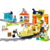 Set de tren de juguete LEGO DUPLO 10428 Gran tren comunitario interactivo — gran tren interactivo para niños pequeños