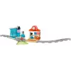 Set de tren de juguete LEGO DUPLO 10428 Gran tren comunitario interactivo — gran tren interactivo para niños pequeños