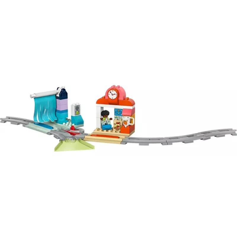 Set de tren de juguete LEGO DUPLO 10428 Gran tren comunitario interactivo — gran tren interactivo para niños pequeños