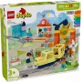 Set de tren de juguete LEGO DUPLO 10428 Gran tren comunitario interactivo — gran tren interactivo para niños pequeños