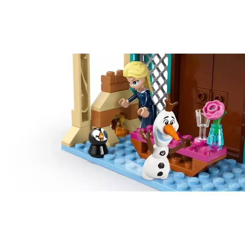 Juguete de construcción LEGO Disney Princess Castillo de Arendelle 43265 – 177 piezas, 3 minifiguras, a partir de 5 años, set de exposición (250×60×40 mm)