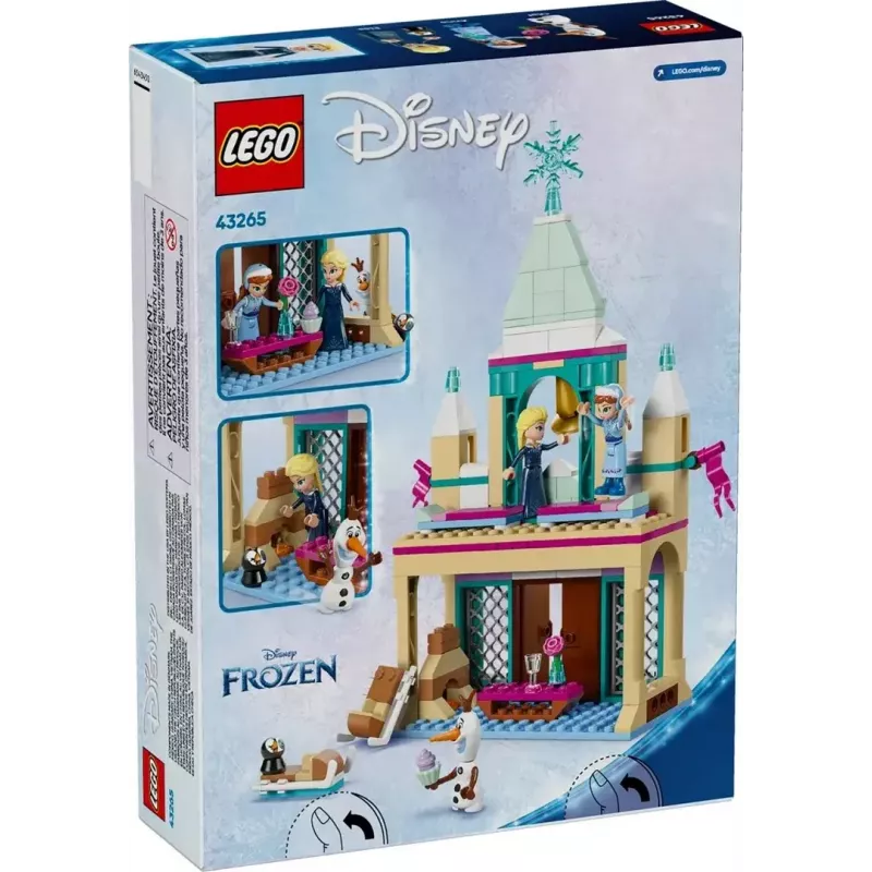 Juguete de construcción LEGO Disney Princess Castillo de Arendelle 43265 – 177 piezas, 3 minifiguras, a partir de 5 años, set de exposición (250×60×40 mm)