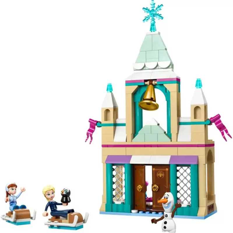 Juguete de construcción LEGO Disney Princess Castillo de Arendelle 43265 – 177 piezas, 3 minifiguras, a partir de 5 años, set de exposición (250×60×40 mm)