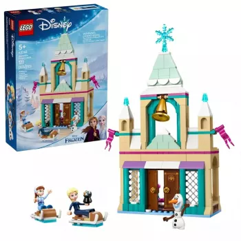 Juguete de construcción LEGO Disney Princess Castillo de Arendelle 43265 – 177 piezas, 3 minifiguras, a partir de 5 años, set de exposición (250×60×40 mm)