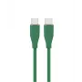 GEMBIRD Cable de silicona de carga y datos USB Type-C Power Delivery (PD) 60W, 1,5 m Verde Midnight