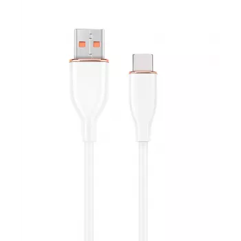 GEMBIRD Cable de carga y datos USB Type-C de silicona Premium, 1,5 m – Blanco