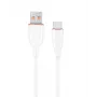 GEMBIRD Cable de carga y datos USB Type-C de silicona Premium, 1,5 m – Blanco