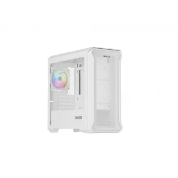 GENESIS Irid 503 Mini Tower Transparente, Blanco
