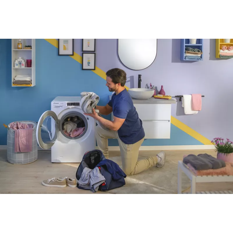 Candy Smart Pro COW 4644TWM6/1-S Lavadora secadora de libre instalación carga frontal Blanco