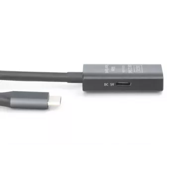 DIGITUS Cable alargador USB-C activo – 5G USB 3.2 Gen1 USB-C – USB-C (M/H) – 5m