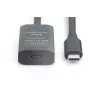 DIGITUS Cable alargador USB-C activo – 5G USB 3.2 Gen1 USB-C – USB-C (M/H) – 5m