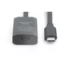 DIGITUS Cable alargador USB-C activo - 5G USB 3.2 Gen1 USB-C - USB-C (M/H) - 10m
