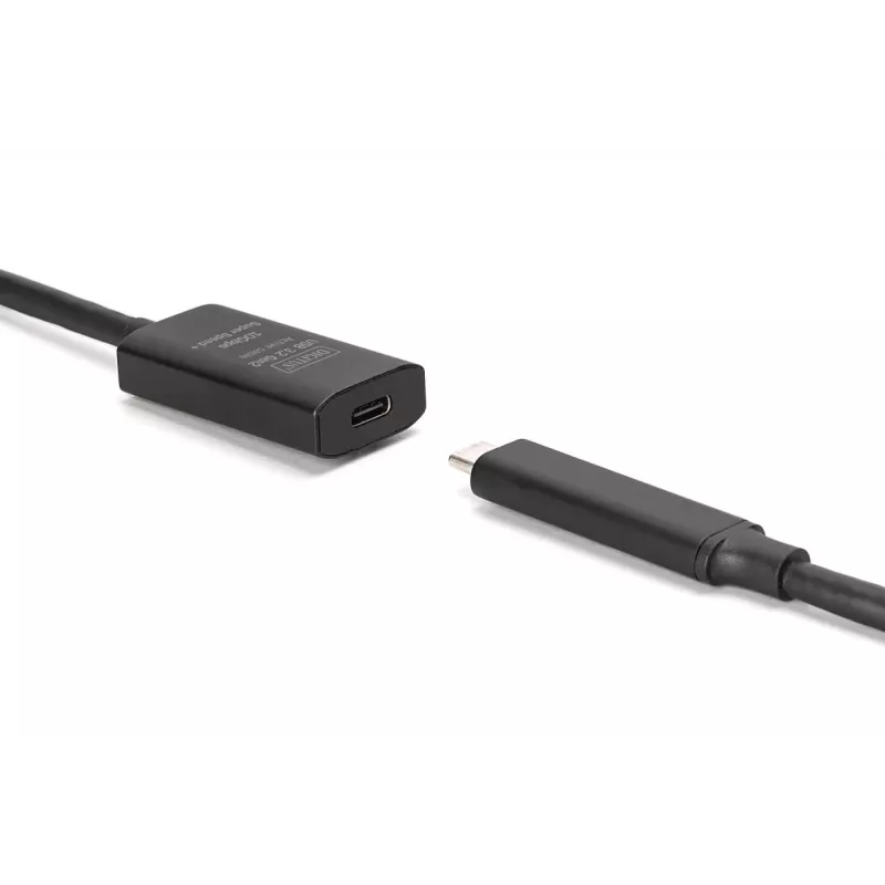 DIGITUS Cable alargador USB-C activo – 10G USB 3.2 Gen2 USB-C – USB-C (M/H) – 5 m