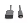 DIGITUS Cable alargador USB-C activo – 10G USB 3.2 Gen2 USB-C – USB-C (M/H) – 5 m