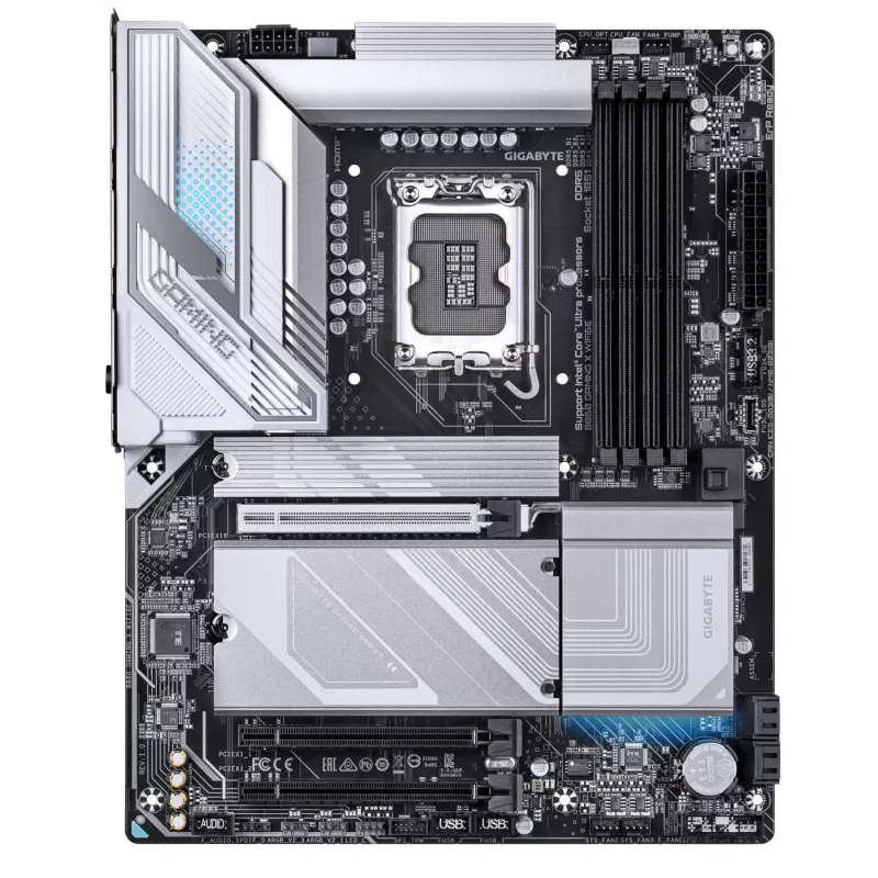 GIGABYTE B860 GAMING X WIFI6E placa base - CPUs Intel Core Ultra Series, VRM de fases 12+1+2+1, hasta 9066MHz DDR5, 1xPCIe 5.0 + 2xPCIe 4.0 M.2, 2.5GbE LAN, WIFI 6E, USB4