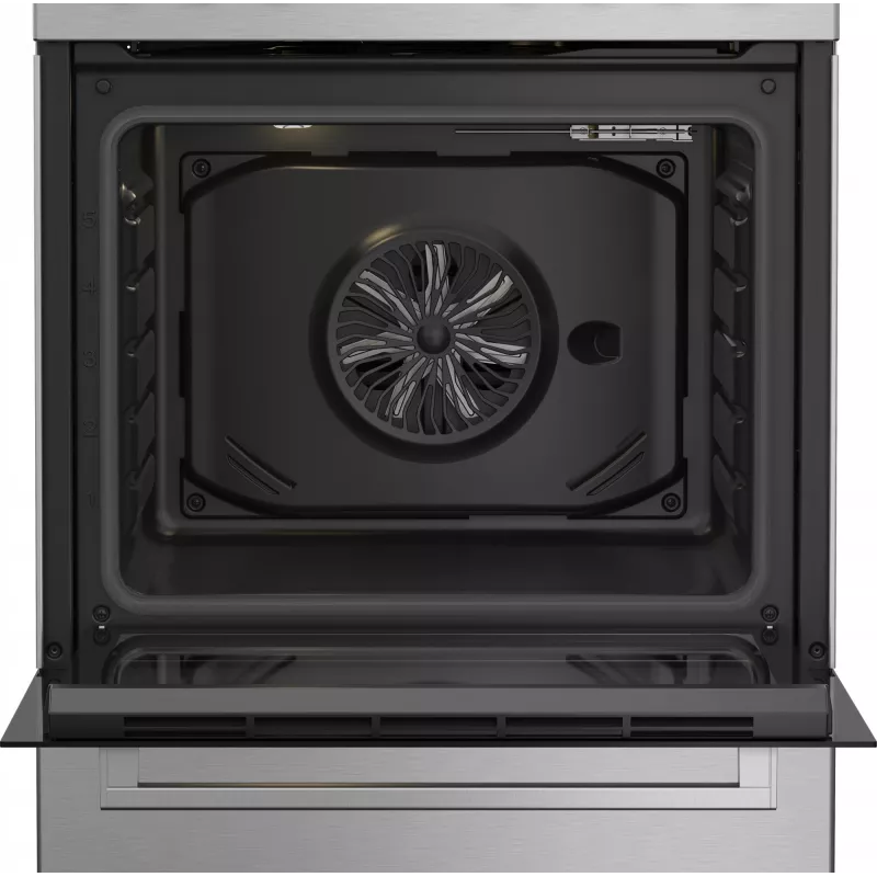 Beko FBE62130GXDN cocina independiente eléctrica gas negro