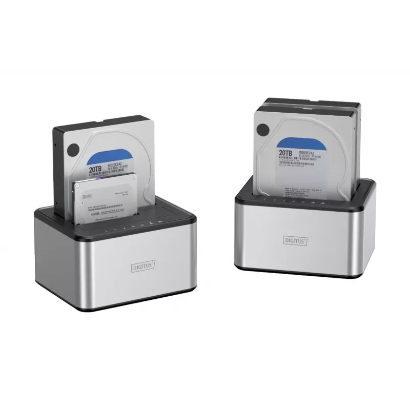 DIGITUS base de acoplamiento SATA USB 3.0 – 2 puertos 2,5