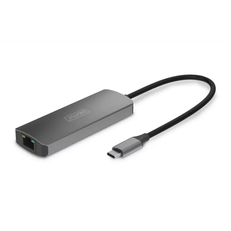 DIGITUS set extensor de vídeo USB-C - HDMI 4K/120Hz CAT6 30m