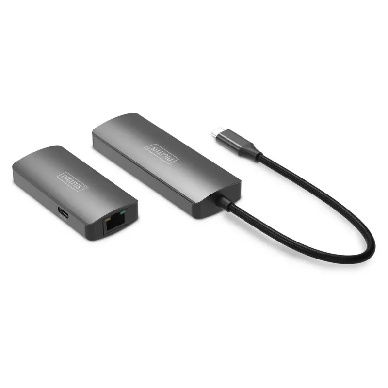 DIGITUS set extensor de vídeo USB-C - HDMI 4K/120Hz CAT6 30m