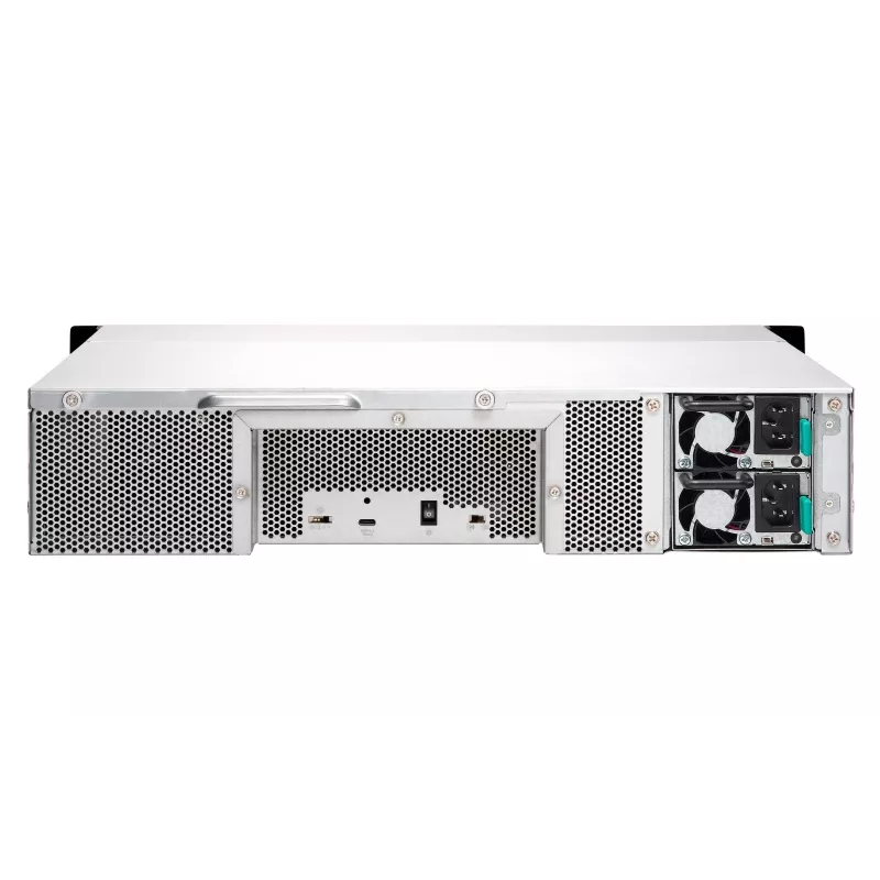 QNAP - TL-R1200C-RP - Array de discos - 12 bahías (SATA-600) USB 3.2 Gen 2 (externo) montaje en rack 2U