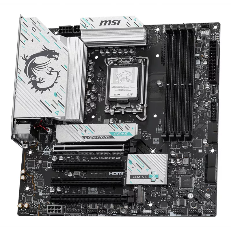 Placa base MSI B860M GAMING PLUS WIFI Intel B860 LGA 1851 (Socket V1) micro ATX
