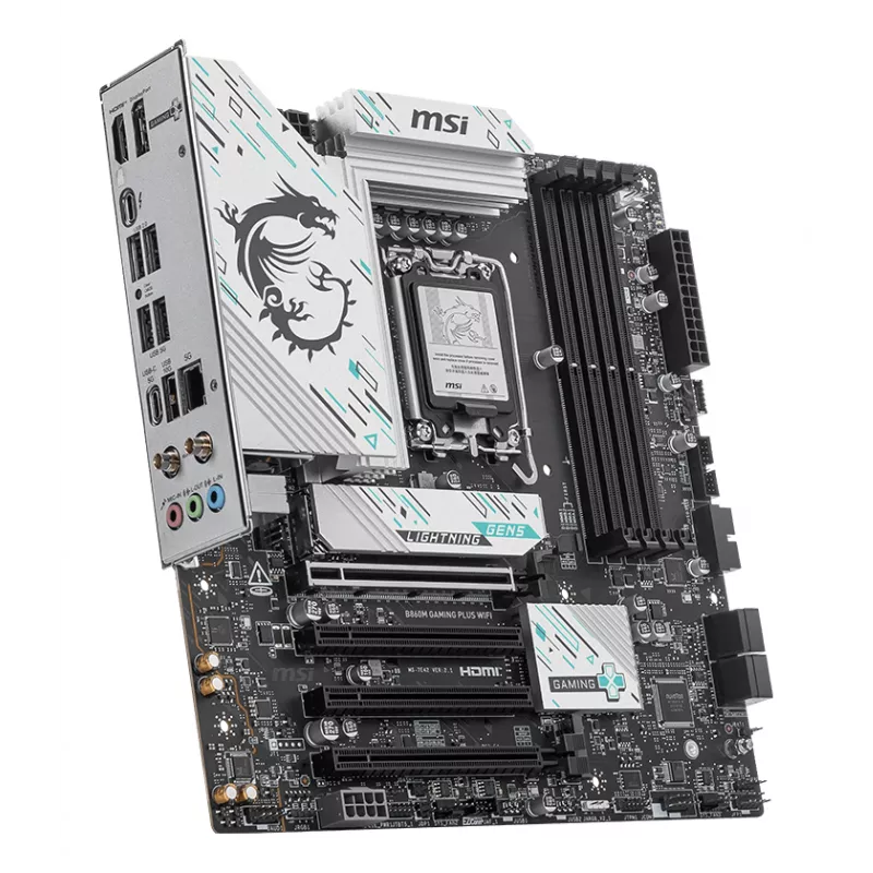 Placa base MSI B860M GAMING PLUS WIFI Intel B860 LGA 1851 (Socket V1) micro ATX
