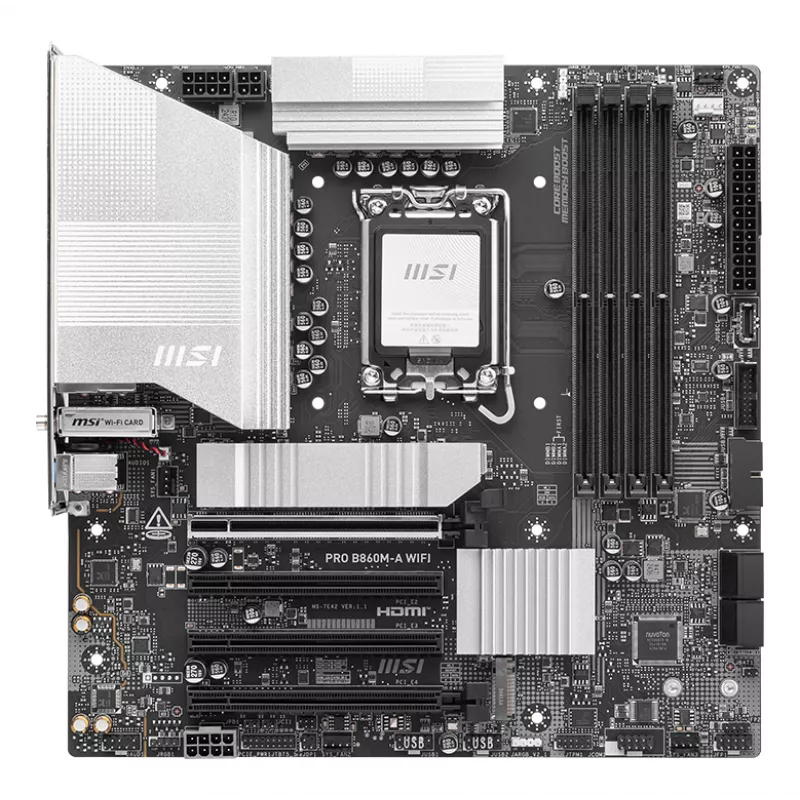 Placa base MSI PRO B860M-A WIFI Intel B860 LGA 1851 (Socket V1) micro ATX