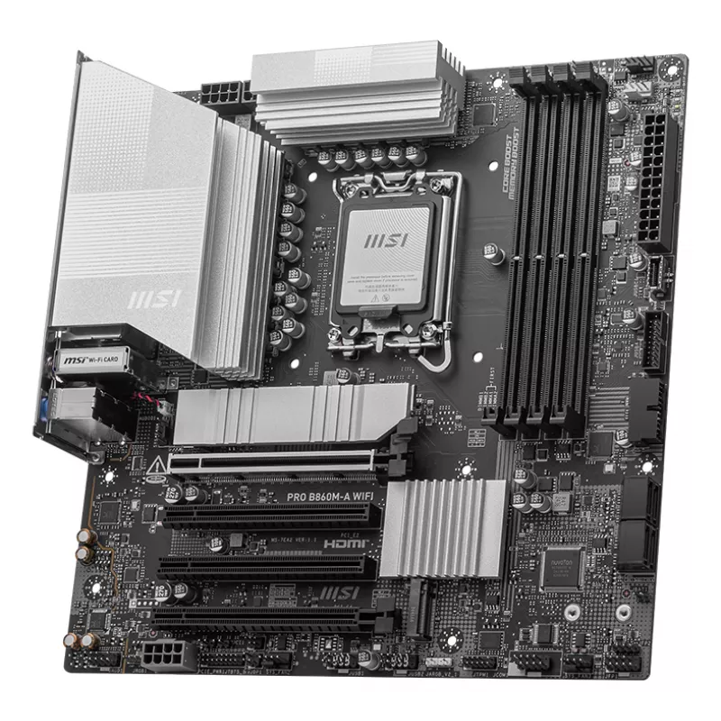 Placa base MSI PRO B860M-A WIFI Intel B860 LGA 1851 (Socket V1) micro ATX