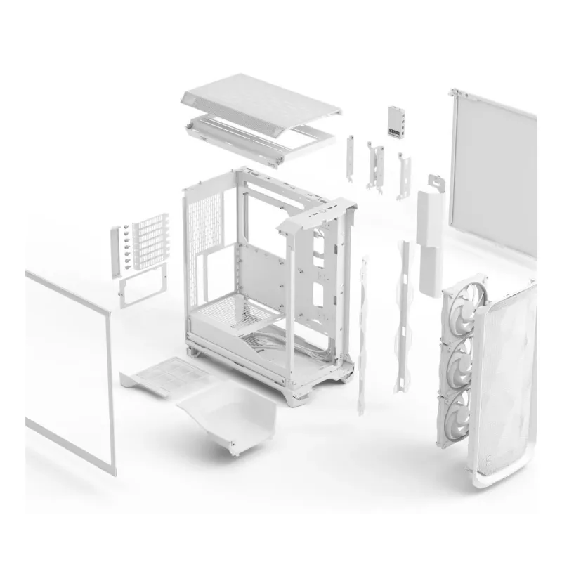FRACTAL DESIGN Meshify 3 Ambience Pro RGB Blanco TG Clear Tint