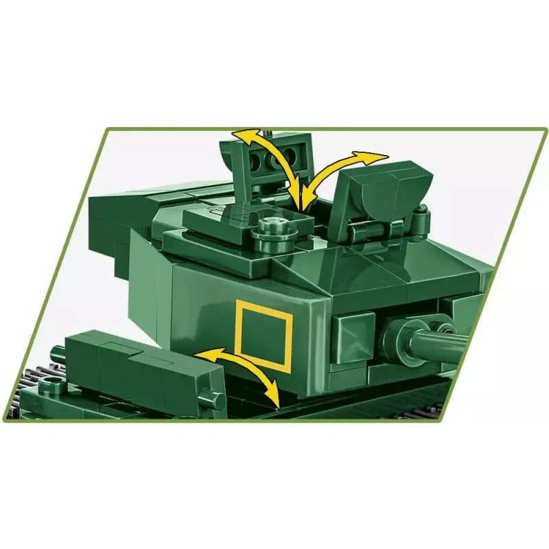 Set de construcción Cobi Blocks Mark IV Churchill, 668 piezas (COBI-3128)
