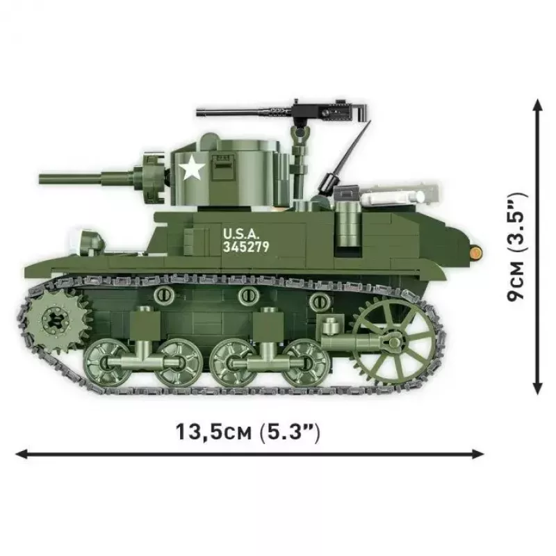 Set de construcción COBI M3 Stuart, 511 piezas