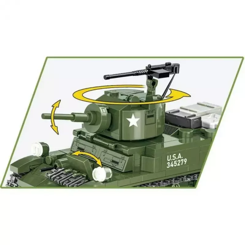 Set de construcción COBI M3 Stuart, 511 piezas