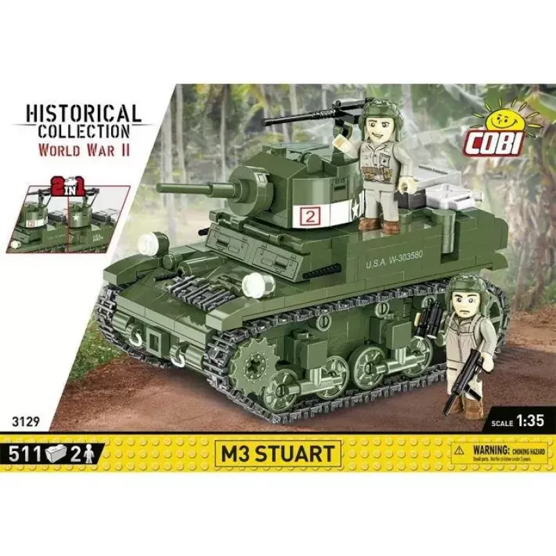Set de construcción COBI M3 Stuart, 511 piezas