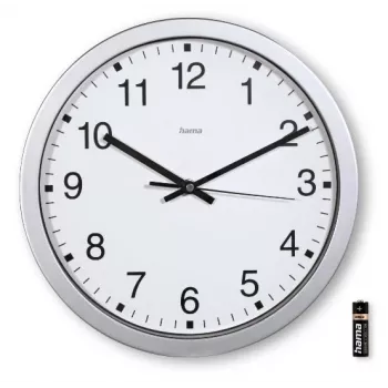 Reloj de cuarzo Hama Mallorca Redondo Plata, Blanco