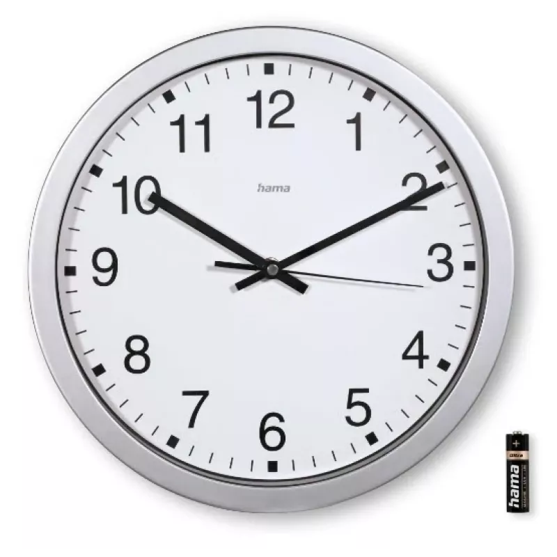 Reloj de cuarzo Hama Mallorca Redondo Plata, Blanco
