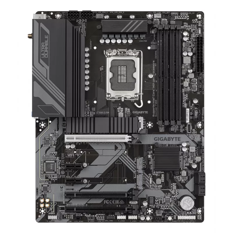 Placa base GIGABYTE Z790 D AX ATX — Intel LGA1700, Z790, DDR5, 4×DIMM, Wi‑Fi 6E, 2.5Gb LAN