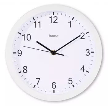 Hama Elba reloj de cuarzo redondo blanco