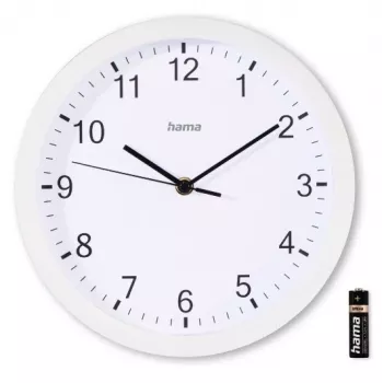 Hama Elba reloj de cuarzo redondo blanco