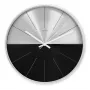 Hama Sicily reloj de cuarzo redondo negro, plata