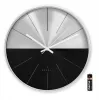 Hama Sicily reloj de cuarzo redondo negro, plata