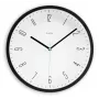 Hama Capri reloj de cuarzo redondo negro, blanco