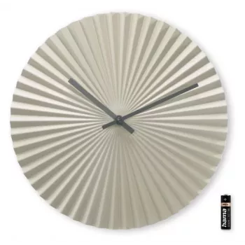 Hama Barbados reloj de cuarzo redondo verde, gris