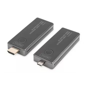 DIGITUS set extensor AV inalámbrico 4K 30 m USB-C - HDMI