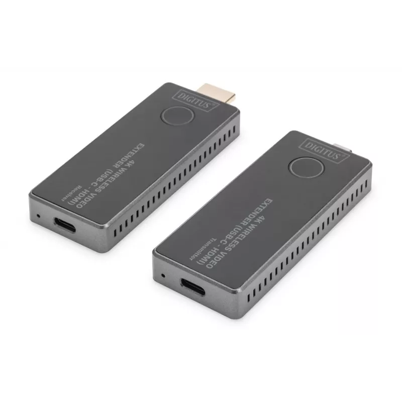 DIGITUS set extensor AV inalámbrico 4K 30 m USB-C - HDMI