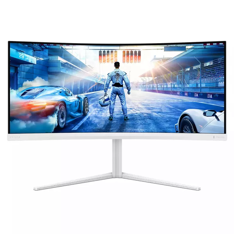 Philips Evnia 5000 34M2C5501A/00 monitor de ordenador 86,4 cm (34 inch) 3440 x 1440 píxeles Wide Quad HD LCD blanco