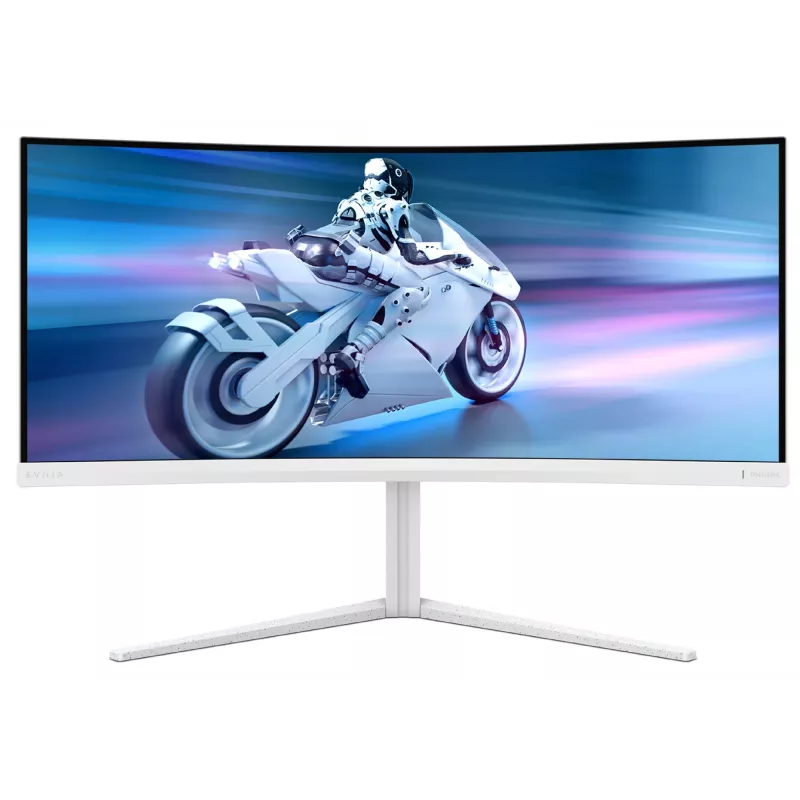 Philips Evnia 5000 34M2C5501A/00 monitor de ordenador 86,4 cm (34 inch) 3440 x 1440 píxeles Wide Quad HD LCD blanco
