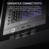 Caja para PC CORSAIR FRAME 4000D RS ARGB semitorre negra — ATX/Micro-ATX/Mini-ITX, cristal templado, ventilador ARGB, hasta 370 mm GPU
